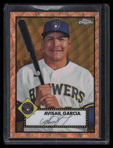 2021 Topps Chrome Platinum Rose Gold 70th Refractor 455 Avisail Garcia 7/50