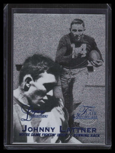 2012 Fleer Retro Flair Showcase Legacy Row 0 fl64 Johnny Lattner 76/100
