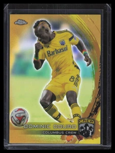 2014 Topps Chrome MLS Gold Refractor 16 Dominic Oduro 38/50