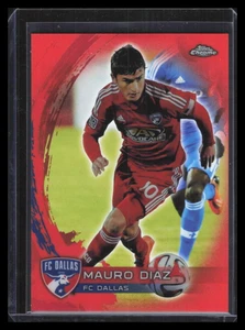 2014 Topps Chrome MLS Orange Refractor 65 Mauro Diaz 60/75