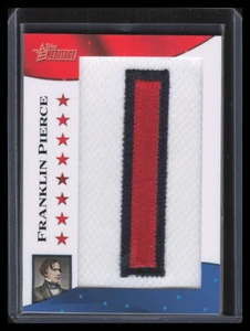 2009 Topps American Heritage Presidents FP Franklin Pierce Letter Patch 29/50