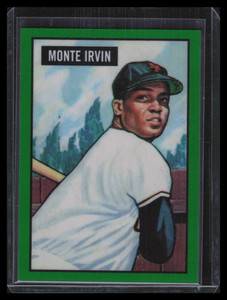 2017 Bowman Chrome '51 Bowman Green Refractor 3 Monte Irvin 71/99