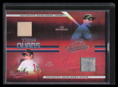 2005 Absolute Team Quads tq2 Newhouser Wynn Boudreau Feller Quad Jersey 2/35