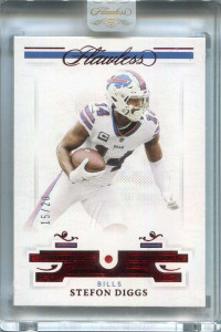 2021 Panini Flawless 40 Stefon Diggs Ruby Gem 15/20