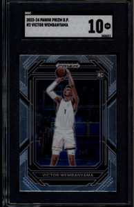 2023-24 Panini Prizm Draft Picks 2 Victor Wembanyama Rookie RC SGC 10 GM 2636217