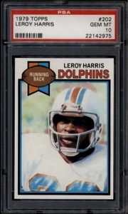 1979 Topps 202 Leroy Harris Rookie RC PSA 10 GEM MT