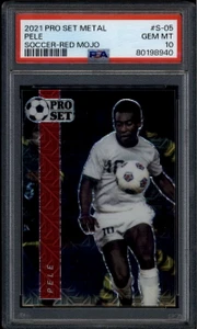 2021 Leaf Pro Set '91 Mojo Red s05 Pele 29/35 PSA 10 GEM MT