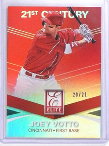 2015 Panini Elite 21st Century Red Joey Votto #D20/21 #62 *63228