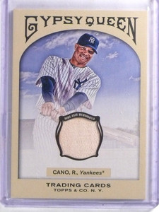 2010 Topps Gypsy Queen Relics Robinson Cano Bat #GQRRC *66396