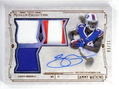 2014 Topps Museum Collection Sammy Watkins autogrph auto patch rc #D31/50