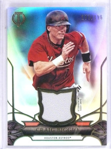 2016 Topps Tribute Relics Craig Biggio Jersey #D177/196 #TRCB