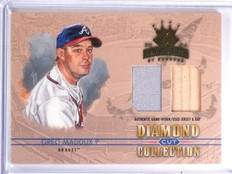 2004 Donruss Diamond Kings Cut Greg Maddux Bat Jersey #D09/50 #DC33