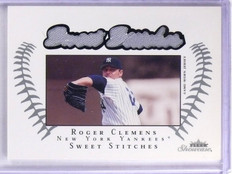 2003 Fleer Showcase Sweet Stitches Roger Clemens Jersey #D190/599 #SSRC *66326