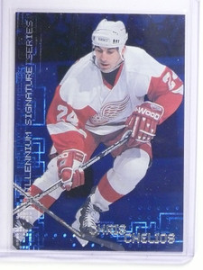 1999-00 BAP Millennium Sapphire Chris Chelios #D43/100 #91 *64476