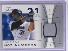 2004 Flair Hot Numbers Blue Mike Piazza Jersey #D136/250 #HNMIP *66295