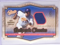 2004 Fleer Authentix Ballpark Classics Alex Rodriguez Jersey #BCAR *66272