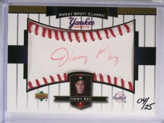 2003 Sweet Spot Classic Yankee Greats Red Ink Jimmy Key autograph #D04/25