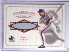 2001 UD SP Authentic Cooperstown Calling Gary Carter Jersey #CCGC *66234