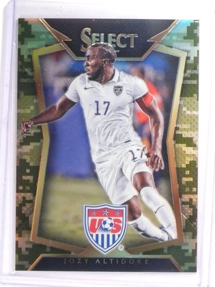 2015 Select Soccer Jozy Altidor Camo Prizm #D195/249 #17