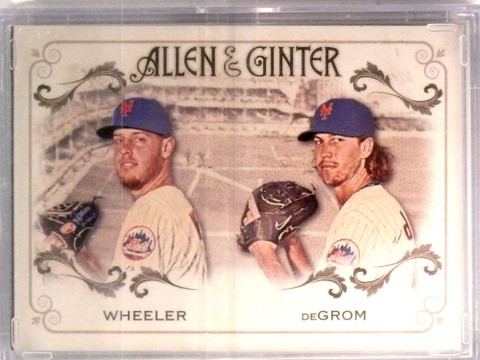 DELETE 19492 2015 Topps Allen &amp; Ginter Jacob Degrom Wheeler autograph patch book /10 *72222