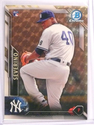 2016 Bowman Chrome Luis Severino #67 Superfractor #D 1/1 Yankees