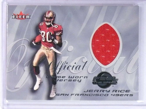 DELETE 21165 2000 Fleer Tradition Jerry Rice Feel The Game Jersey #53 49ers *74005