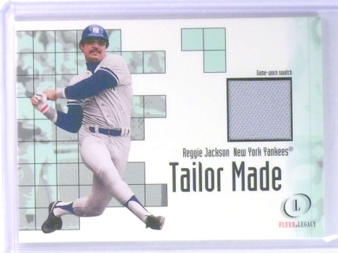 DELETE 21773 2001 Fleer Legacy Tailor Made Jersey Reggie Jackson #11 New York Yankees *74684