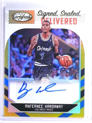 DELETE 21834 2018-19 Certified Signed Sealed Gold Anfernee Hardaway autograph /10 *74491