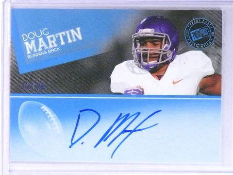 2012 Press Pass Rookie RC Autograph Blue Doug Martin #D19/50 #PPSDM *74717