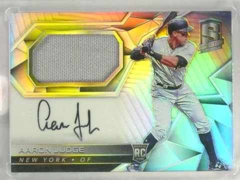 DELETE 24096 2017 Panini Spectra Aaron Judge autograph auto jersey rc rookie #7 *76944