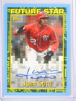 DELETE 25329 2019 Topps Archives 94 Future Stars Juan Soto autograph auto #D25/25 *78313