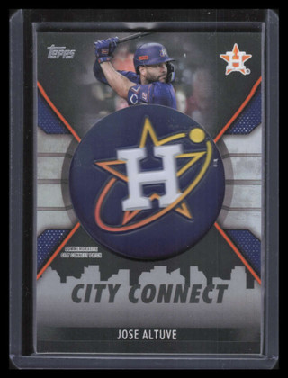 2023 Topps City Connect Commemorative Patch Black CCJA Jose Altuve Patch 202/299