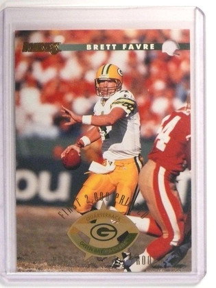 1996 Donruss Gold Press proof Brett Favre #72 /2000