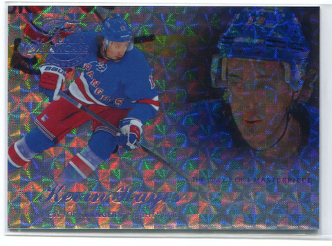 2014-15 Fleer Showcase Flair Blue Ice Masterpiece 61 Kevin Hayes Rookie 1/1