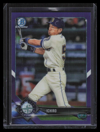 2018 Bowman Chrome Purple Refractor 67 Ichiro Suzuki 231/250