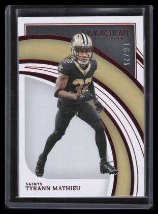 2022 Immaculate Collection Red 61 Tyrann Mathieu 16/25