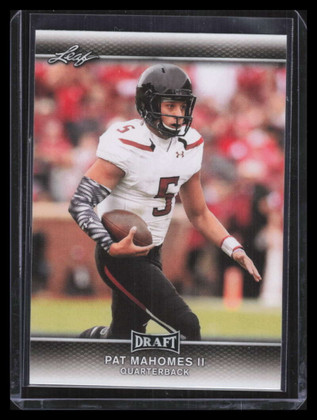 DELETE 128579 2017 Leaf Draft 56 Patrick Mahomes II Rookie