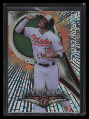 2018 Topps High Tek PyroTEKnics PYTMM Manny Machado 45/99