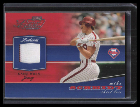 2002 Playoff Piece of the Game Materials 61c Mike Schmidt Jersey 35/50