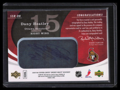 UD Sweet Shot Emanuel Ginobili auto（Very small sample of