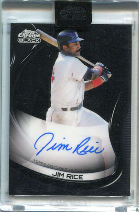 2022 Topps Chrome Black Autographs CBAJRI Jim Rice Auto