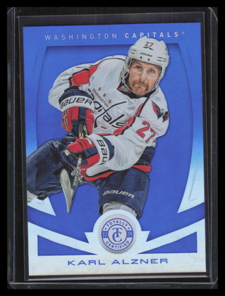 2013-14 Totally Certified Mirror Platinum Blue 87 Karl Alzner 9/10