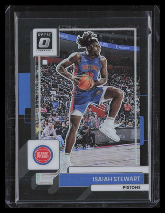 2022-23 Donruss Optic Black Refractor 77 Isaiah Stewart 1/1