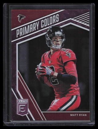 2019 Elite Primary Colors Purple 1 Matt Ryan 67/75