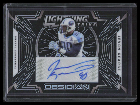 2021 Panini Obsidian Lightning Strike Autographs 17 Jevon Kearse Auto 67/100