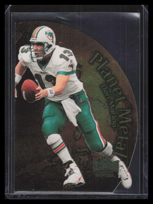 1999 Metal Universe Planet Metal pm7 Dan Marino