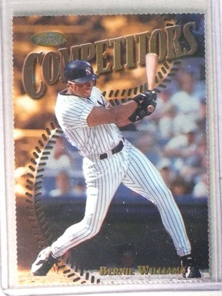 1997 Finest Bernie Williams Embossed RARE #331