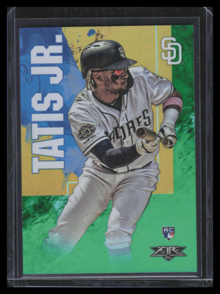 2019 Topps Fire Green 157 Fernando Tatis Jr. Rookie 152/199