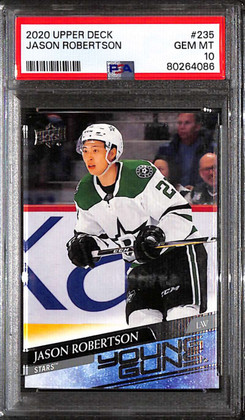 2020-21 Upper Deck 235 Jason Robertson Rookie YG Young Guns PSA 10 GEM MT ID: 158878