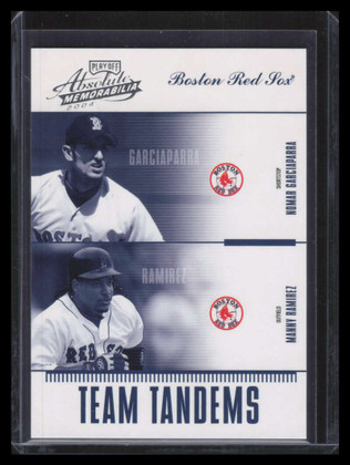 2004 Absolute Memorabilia Team Tandem tan19 Garciaparra Manny Ramirez 198/250